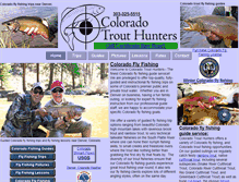 Tablet Screenshot of coloradotrouthunters.com